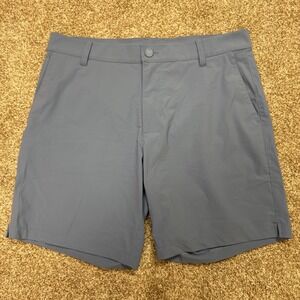 Rhone Commuter 8" Shorts Mens 32 Blue Chinos Performance Stretch Golf
Tech Solid